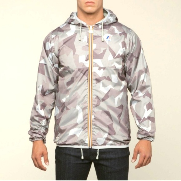 k way camo jacket